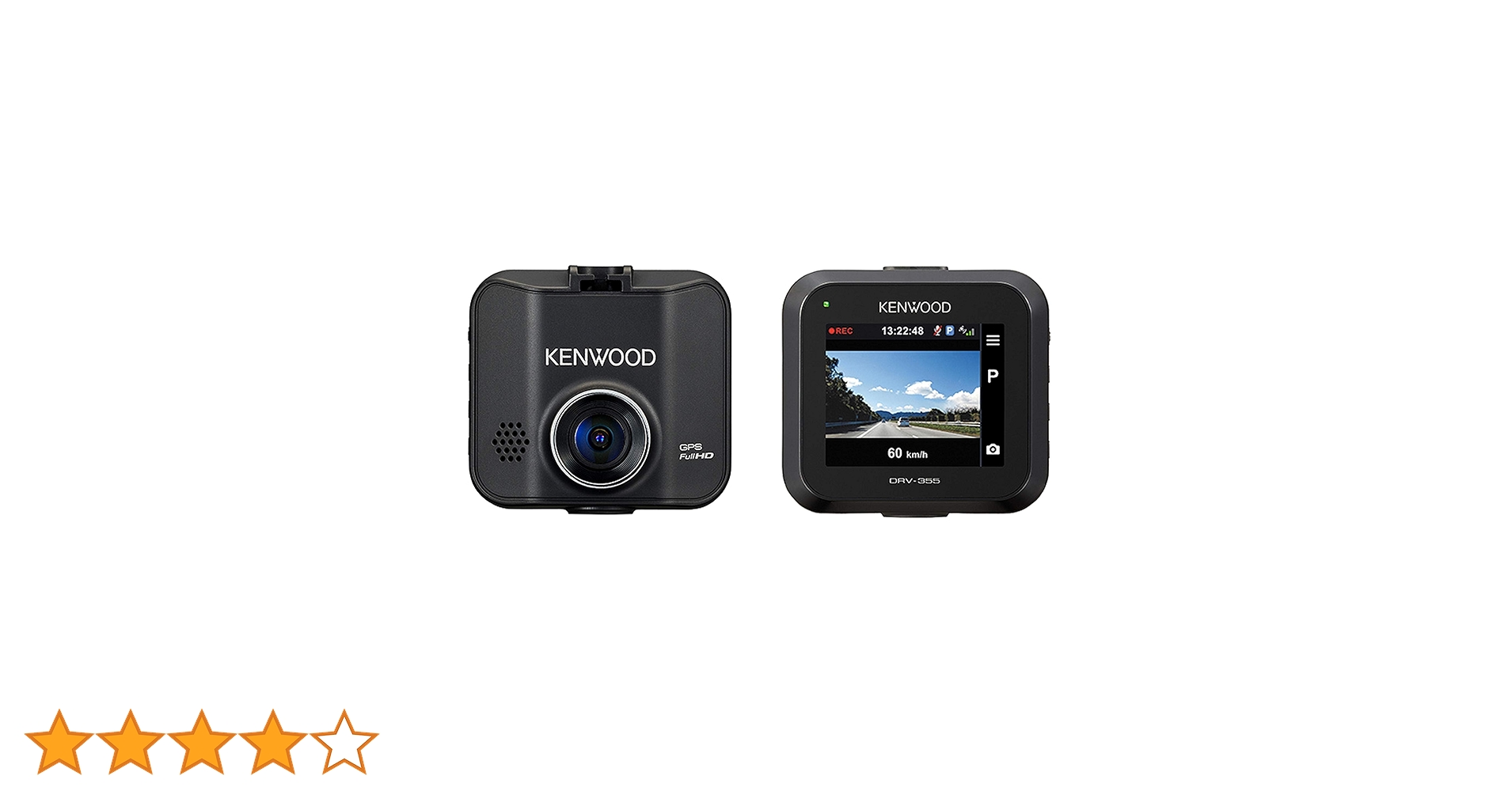 KENWOOD DRV-355 ドライブレコーダー 32GB SDカード付き DRV-355 | ドライブレコーダー / デジタルルームミラー | KENWOOD